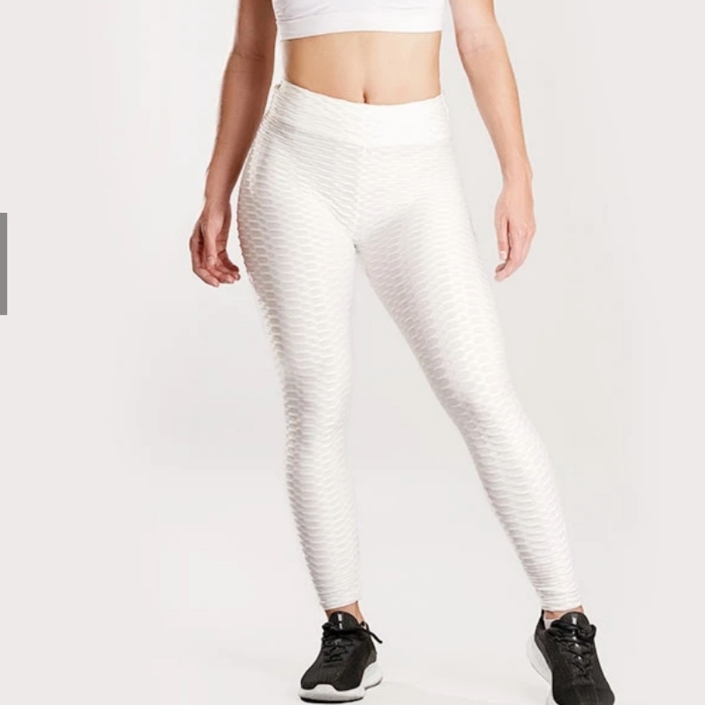 Ovahia Anti-Cellulite Push-up Leggings in White